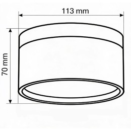 Накладной светильник Wertmark Altair WTA.O21.607.30.12