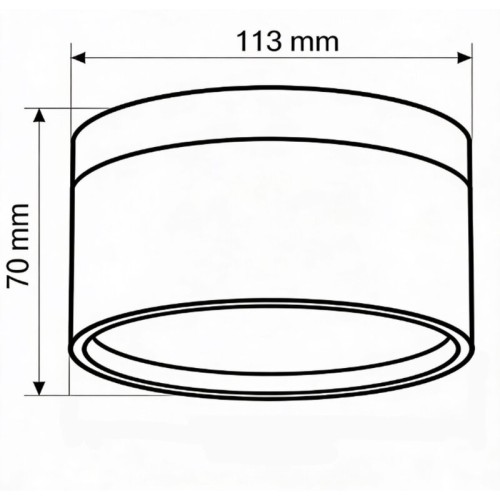 Накладной светильник Wertmark Altair WTA.O21.607.30.12