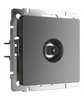 ТВ-розетка без рамки Werkel графит матовый W1183064